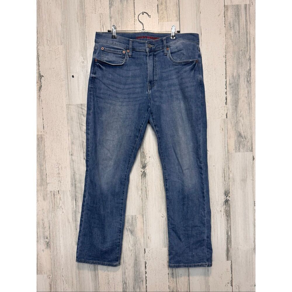 Lucky Brand Men’s 32x30 Straight Fit Medium Wash Stretch Denim Jeans